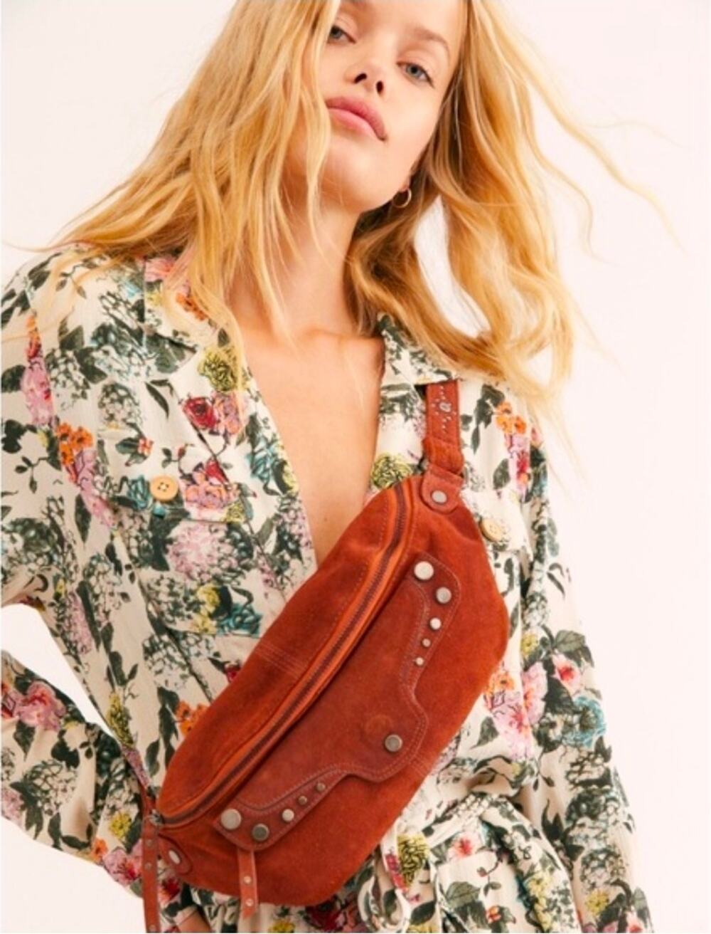 Free People Back 2 Kool Suede Belt Bag / fannypack